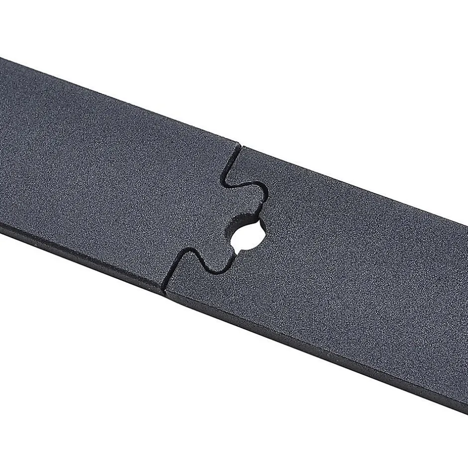 Kit de porte coulissante compatibilité porte d'une épaisseur de 35-45 mm et largeur max. 1 m charge max. 100 Kg acier brun foncé-Homcom Discount