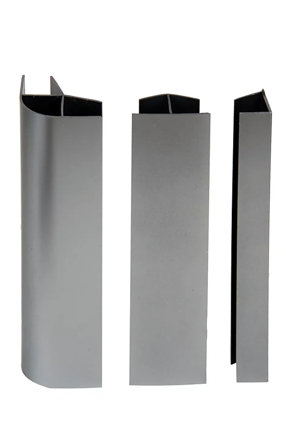 Nordlinger Pro Kit de raccords de plinthe de cuisine (2AG + 2H + 2U) Nordlinger 16/19 mm, gris