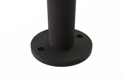 Kit garde corps à plat Oxalis noir 2m effet chêne-Alumin'home Hot