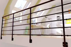 Alumin'home Kit garde corps latéral noir 2m