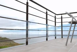 Kit garde corps latéral Oxalis noir ral 9005 2m-Alumin'home Sale