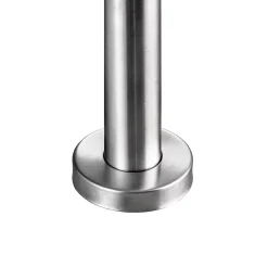 Kit garde-corps 3 barres rondes 2.2 m Acier Inox 201 Argent - Installation verticale - Usage intérieur et extérieur-AICA Sanitaire Discount