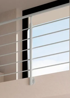 Kit garde-corps à plat Cala en aluminium gris clair RAL 7035-Sogem Clearance