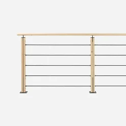 Kit garde-corps sapin 2m pose à plat, Graphit-Kordo Clearance