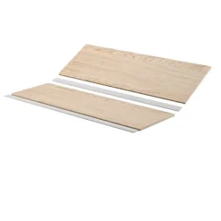 Kit habillage rénovation marche palière chêne brut L.140 cm- Discount