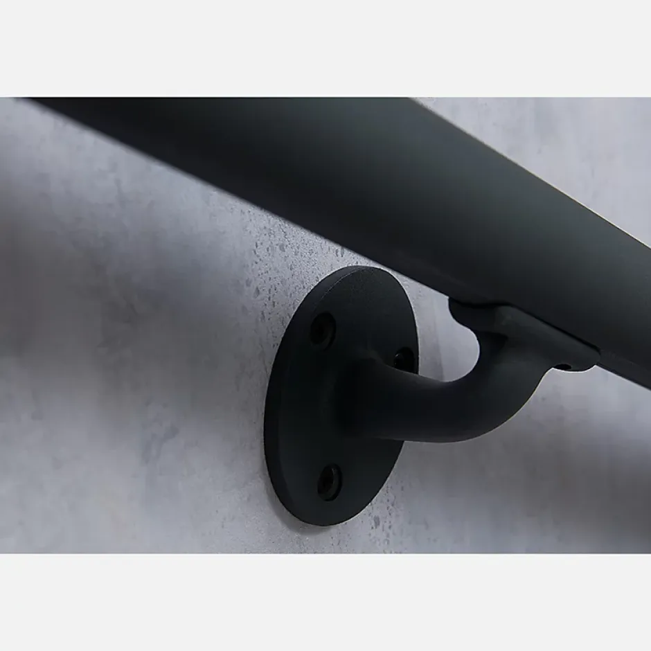 Kit main courante murale aluminium noir, Inoline-Kordo Clearance