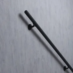 Kit main courante murale aluminium noir, Inoline-Kordo Clearance