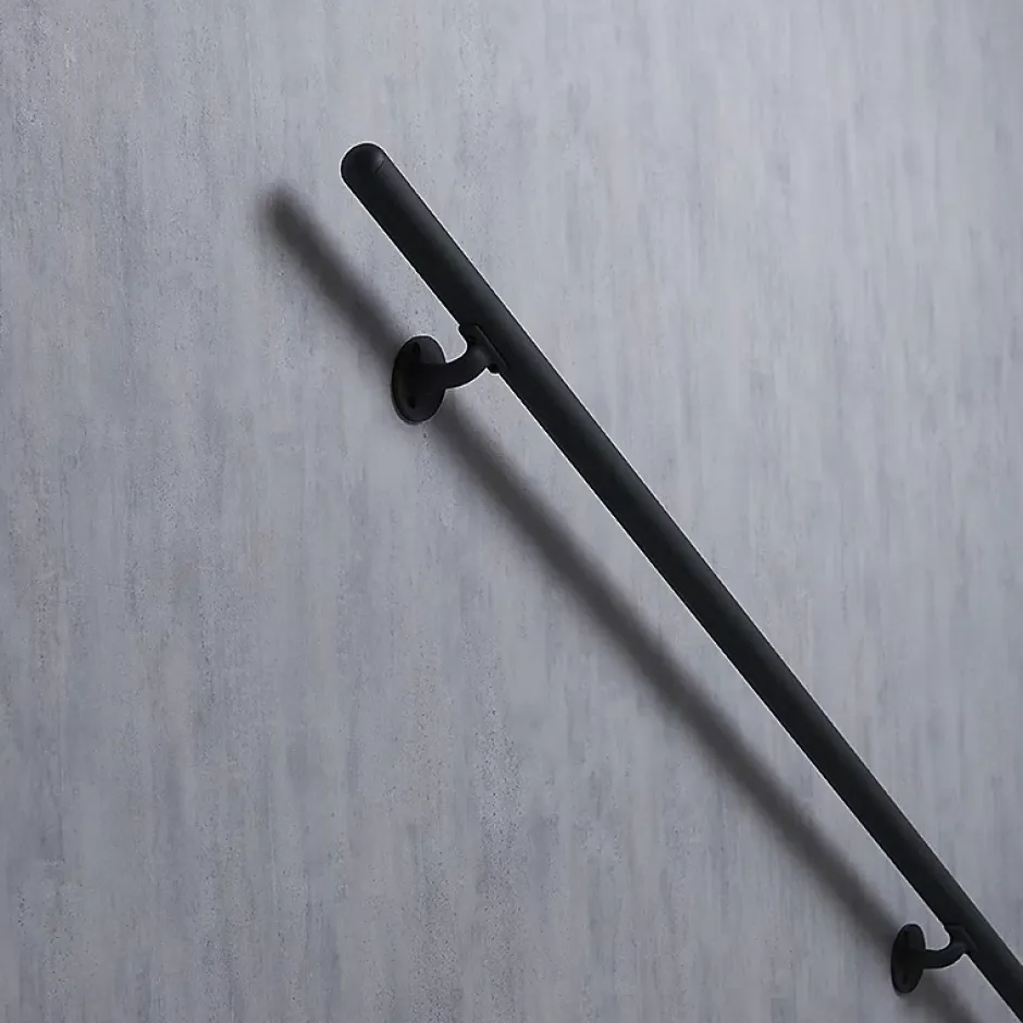 Kit main courante murale aluminium noir, Inoline-Kordo Clearance