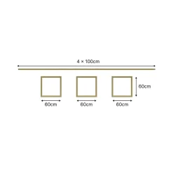 Nordlinger Pro Kit moulure décor 6 - 200 à 400cm - Moulure murale bois pour soubassement