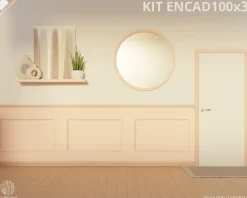 Decoparisienne Kit moulures murales décorative 400cm - Cimaises - Plinthes - Style Haussmannien - Encadrement a peindre - 16 pièces