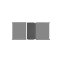 Kit moustiquaire extensible H 70 cm x L 100 cm alu blanc sans perçage-Volet-Moustiquaire Sale