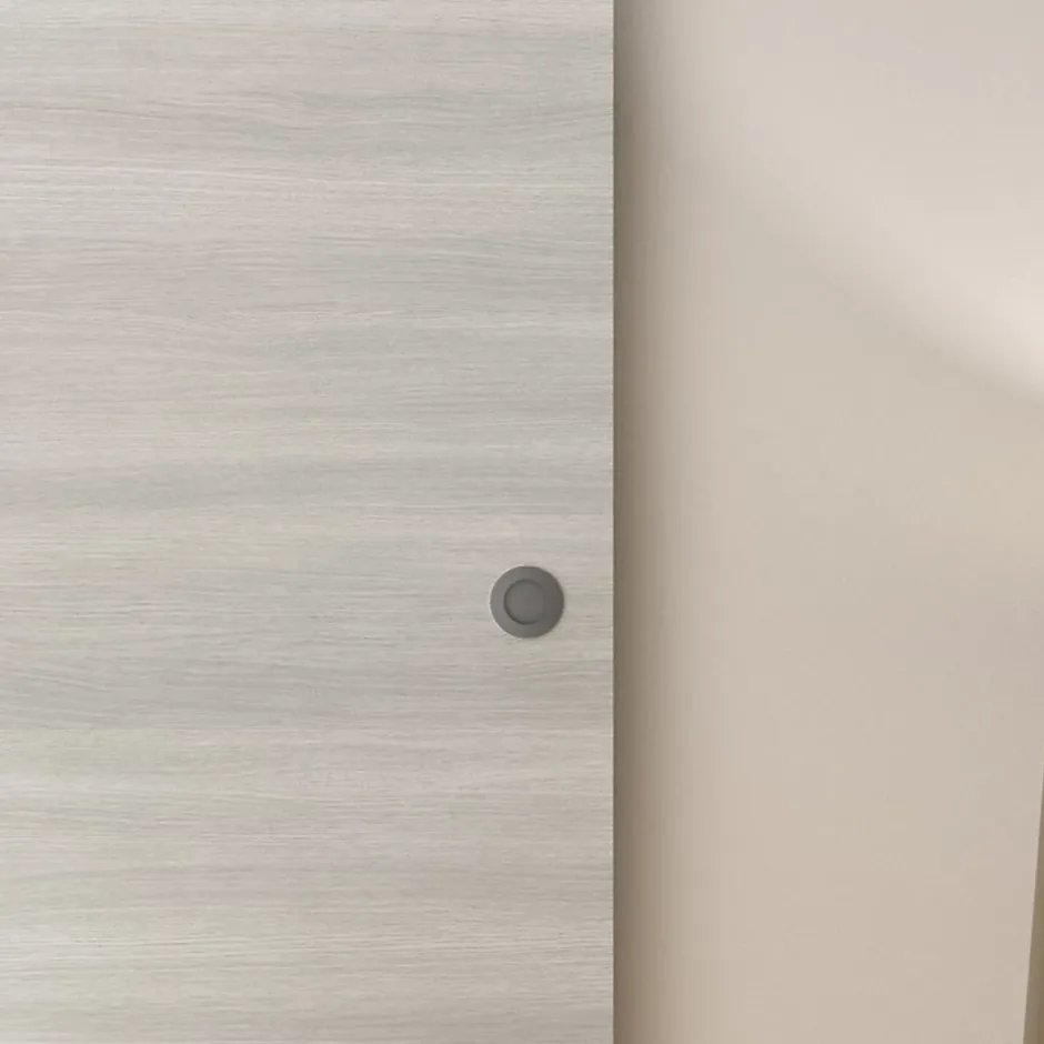 Optimum Kit Optirail Bilbao 2, Porte Coulissante, rail et bandeau Cache-Rail Mdf Revêtu 204 x 83 x 3,6 cm 204 x 83 x 3,6 cm