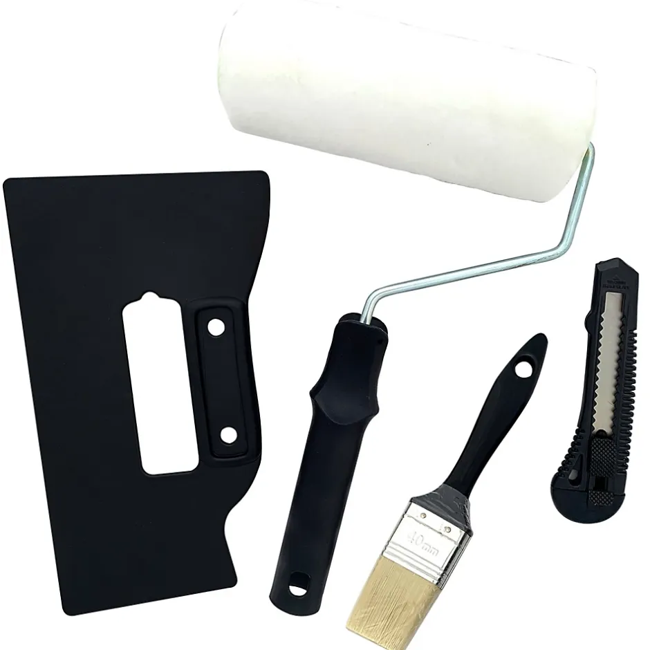 Kit pour pose de papier peint / fibre de verre - 4pièces