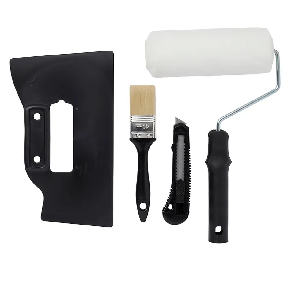 Kit pour pose de papier peint / fibre de verre - 4pièces