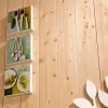 Lambris bois ISB sapin raboté coloris naturel l. 235cm x l. 13,5cm x ép. 1,2cm- Outlet