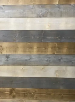 Colours Lambris bois patchwork 4 couleurs (vendu à la botte)