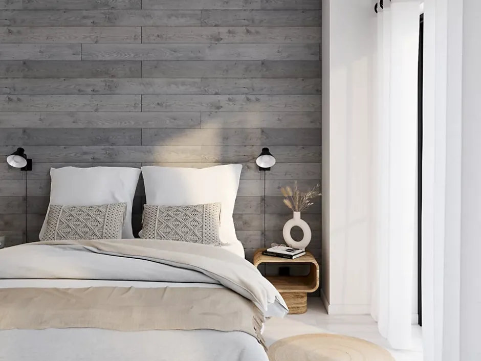 Norsilk Lambris épicéa vintage gris 205x13,5cm (vendu à la botte)