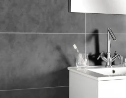 Dumaplast Lambris PVC Béton Gris clair (vendu à la botte)