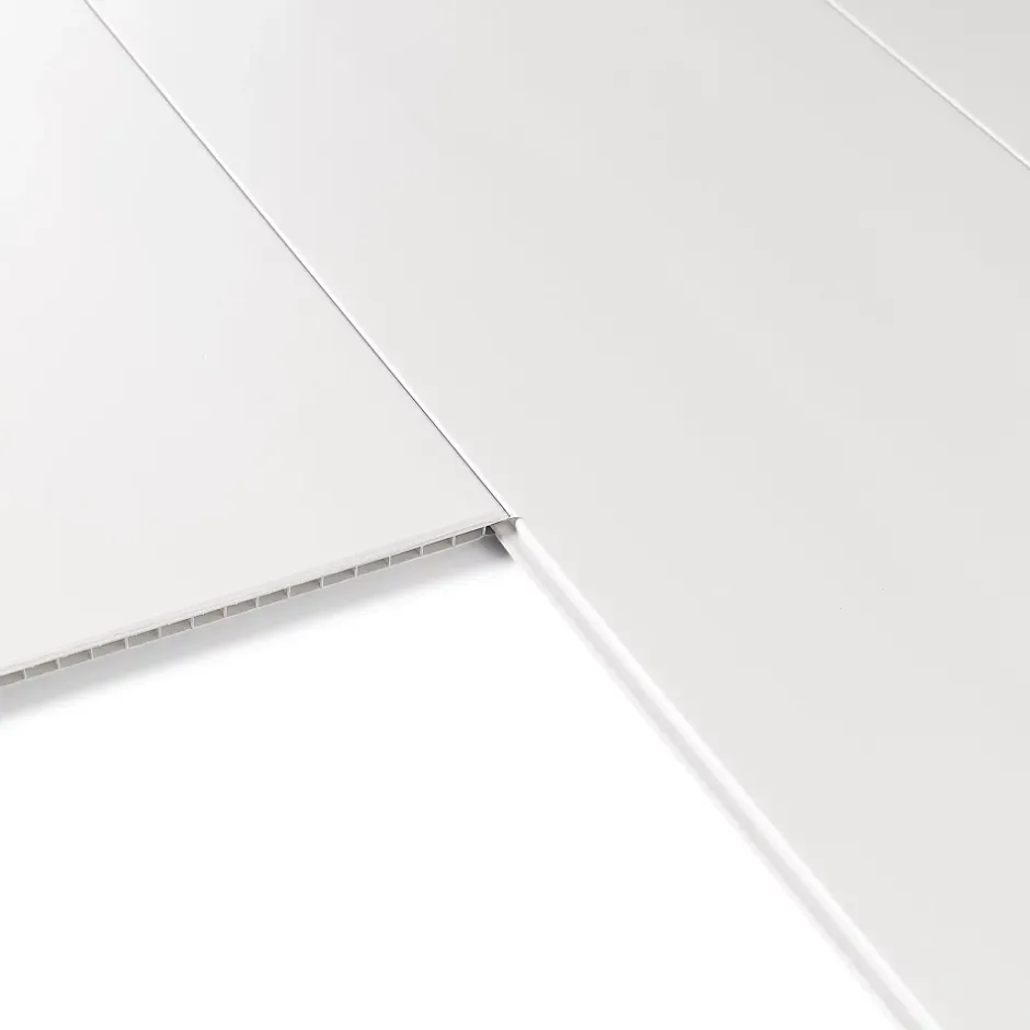 Lambris PVC Dumaclip uni blanc mat 25 x 120 cm-Dumaplast Clearance