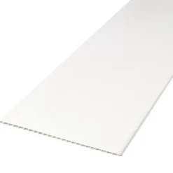 Lambris PVC Dumaclip uni blanc mat 25 x 120 cm-Dumaplast Clearance