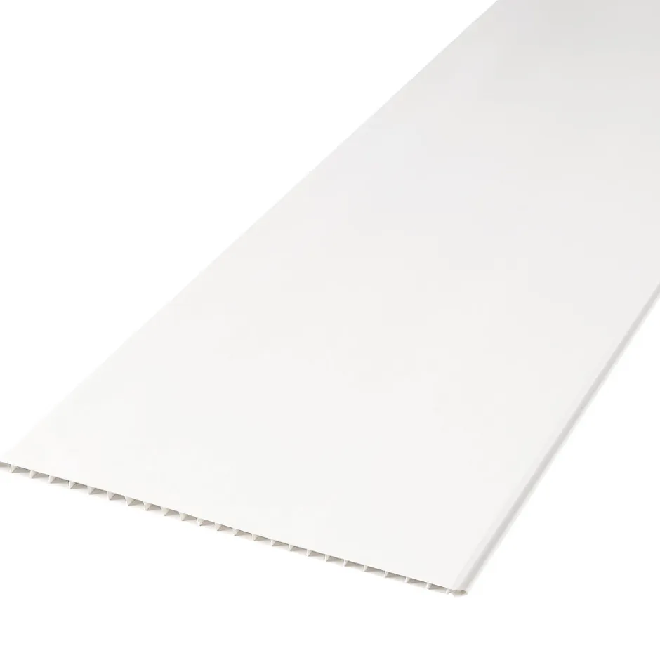 Lambris PVC Dumaclip uni blanc mat 25 x 120 cm-Dumaplast Clearance