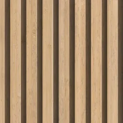 Grosfillex Lambris PVC effet tasseau décoratif lamelles imitation bois linio 37,5 x 260 cm