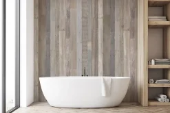 Grosfillex Lambris pvc element 3D patchwork clair