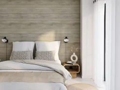 Lambris pvc Elementwood Datcha gris (vendu à la botte)-Grosfillex Sale