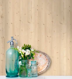 Lambris PVC Élément 3D effet bois brut Grosfillex-Grofillex