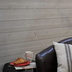 Norsilk Lambris Sapin bds Béton 12x135 cm (vendu à la botte)