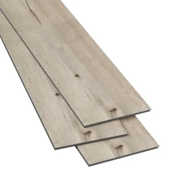 Lame minérale composite clipsable Italo 129 x 20 cm décor bois clair rustique (vendue au carton)-GoodHome Online