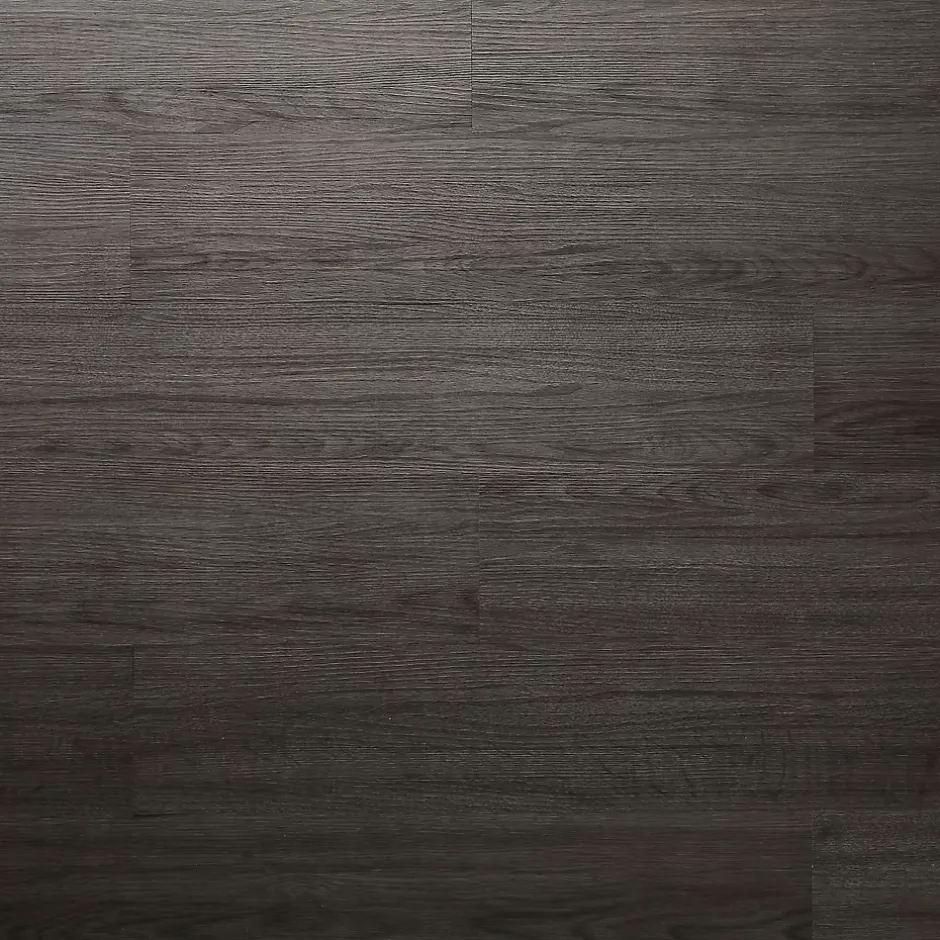 GoodHome Lame PVC adhésive PopRock Bois gris foncé 15 x 91 cm (vendue au carton)