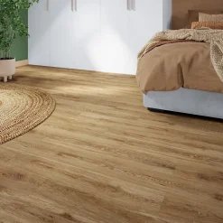 GoodHome Lame PVC adhésive Poprock 15x91 cm blond (vendue au carton)