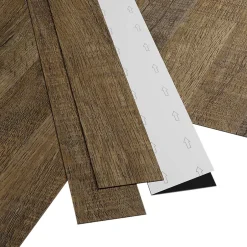 Lame PVC adhésive Ragga bois brun vintage15,2 x 91,4 cm-GoodHome Online