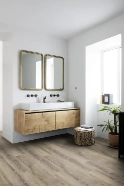 Lame PVC auto-adhésive Senso Premium Balade bois gris 18,4 x 121,9 cm (vendue au carton)-Gerflor Sale