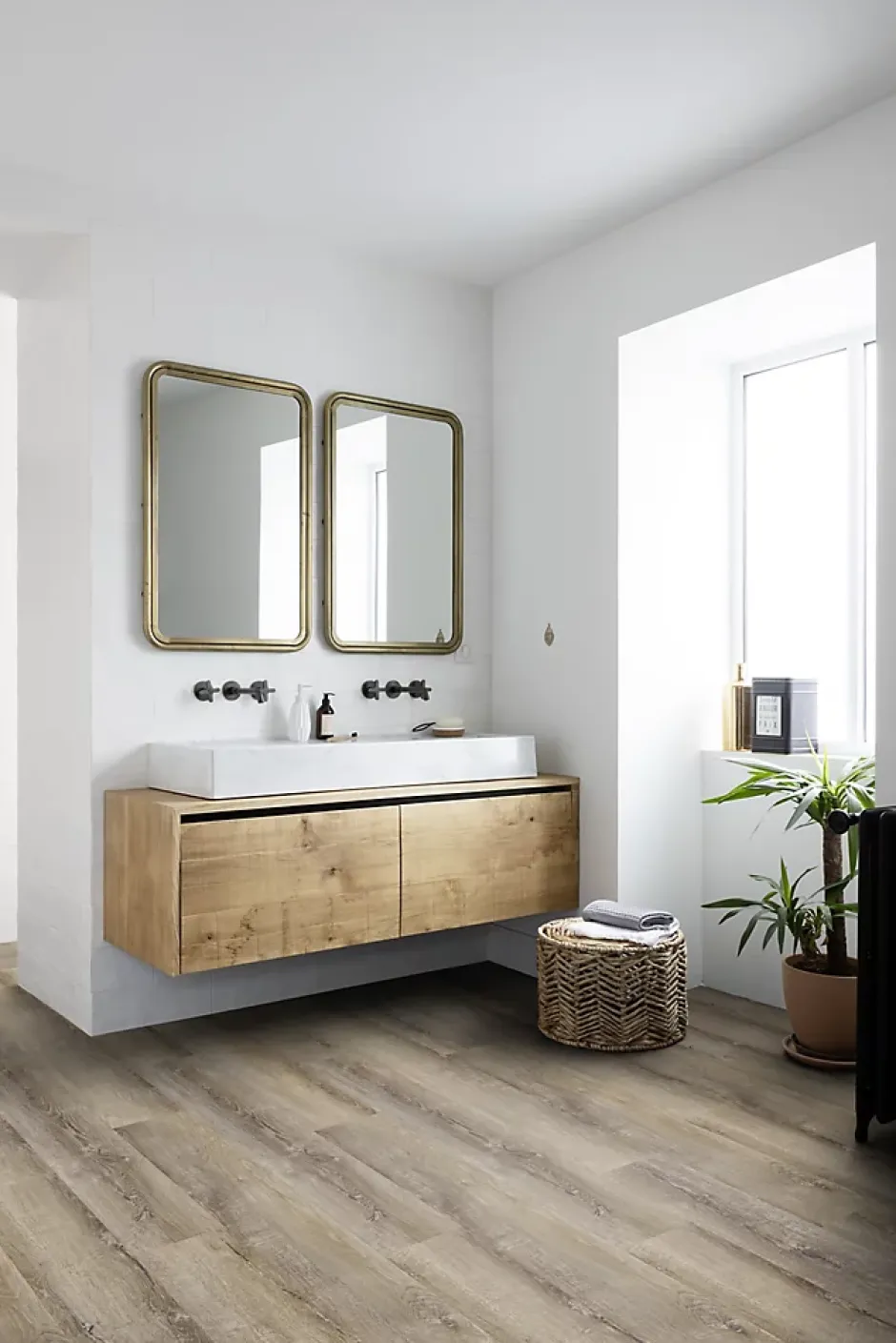 Lame PVC auto-adhésive Senso Premium Balade bois gris 18,4 x 121,9 cm (vendue au carton)-Gerflor Sale