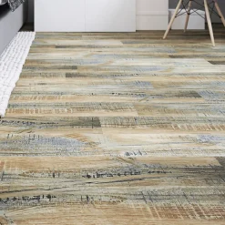 GoodHome Lame PVC clipsable Baila décor bois brun vintage L. 122 x l. 15 cm