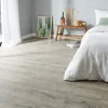 Lame PVC clipsable Baila chêne vieilli gris brun L. 122 x l. 15 cm-GoodHome Online