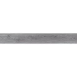 GoodHome Lame PVC clipsable Baila chêne gris L. 122 x l. 15 cm