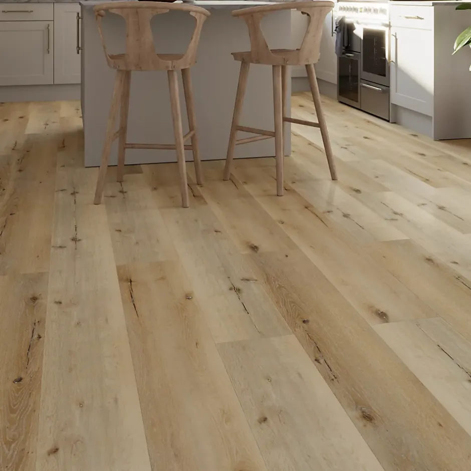 Lame PVC clipsable Capella effet bois brut naturel 22,5 x 122 cm-GoodHome Discount