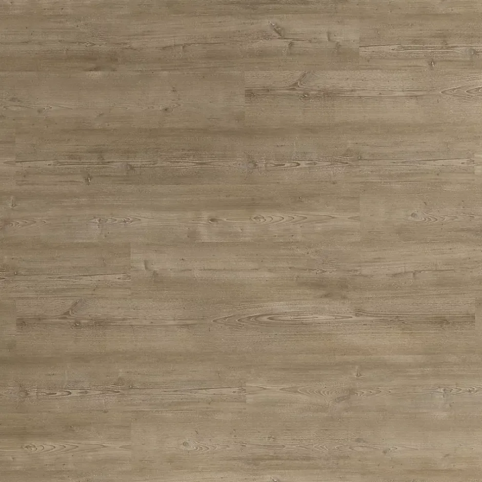 GoodHome Lame PVC clipsable Capella décor bois brun rustique 22,5 x 122 cm