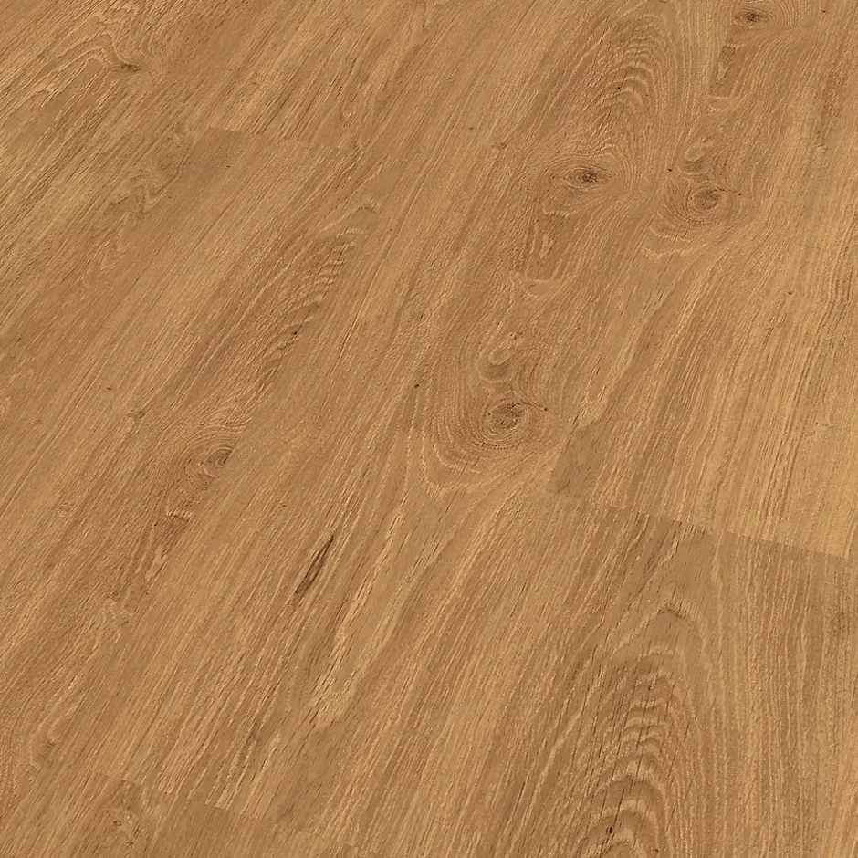 Lame PVC clipsable effet bois blond L.121,9 x l.17,8 cm x ép.4,5 mm, Mambo-GoodHome Best