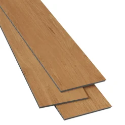 Lame PVC clipsable effet bois blond L.121,9 x l.17,8 cm x ép.4,5 mm, Mambo-GoodHome Best