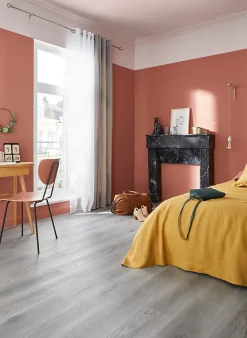 Lame PVC clipsable Jazy bois gris 18 x 122 cm (vendue au carton)-GoodHome