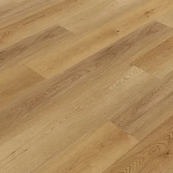 GoodHome Lame PVC clipsable Mambo plus 18x122 cm blond avec sous-couche intégrée (vendue au carton)