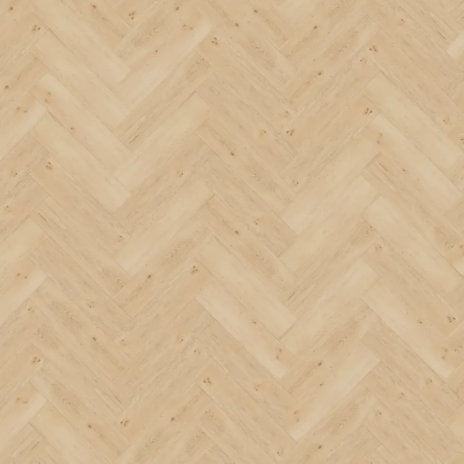 GoodHome Lame PVC clipsable Mambo chevron décor chêne naturel (vendue au carton)