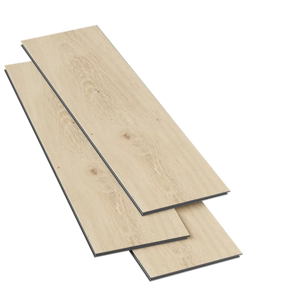 GoodHome Lame PVC clipsable Mambo chevron décor chêne naturel (vendue au carton)