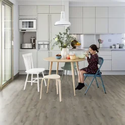 Lame PVC clipsable Senso clic 2 Pecan gris 21,2 x 123,9 cm (vendue au carton)-Gerflor Online