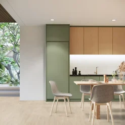 Lame PVC clipsable Senso Clic Premium Rigide acoutisque bois clair 22,9 x 149,2 cm, (vendue au carton)-Gerflor