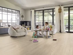 Lame PVC clipsable Senso Clic Premium Rigide acoutisque bois clair 22,9 x 149,2 cm, (vendue au carton)-Gerflor